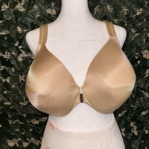 Cacique Womens FULL COVERAGE BRA 44D Beige Lightly Lined Lane Bryant